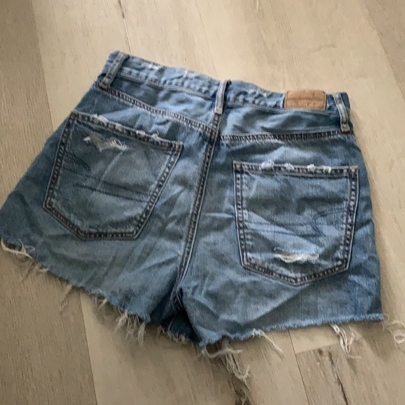 American Eagle 90’s Boyfriend Jean Size 00 Distressed boho festive summer beach - Picture 12 of 13
